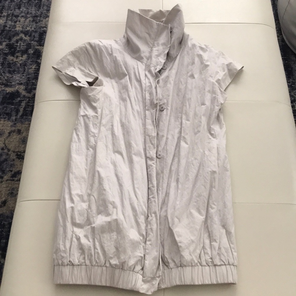 Club Monaco Lightweight cap sleeve jacket size S